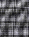 Plaid Jacquard Stretch Knit Fabric Black/White