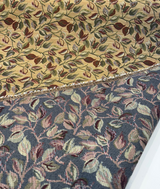 Gabrielle Olive Leaves Branches Tapestry Polyester Cotton Fabric - Olive Leaves Branches, Woven Tapestry, 7" Vertical Repeat, 9.75" Horizontal Repeat (By The Yard)