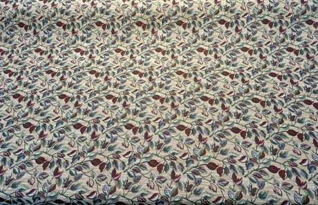 Gabrielle Olive Leaves Branches Tapestry Polyester Cotton Fabric - Olive Leaves Branches, Woven Tapestry, 7" Vertical Repeat, 9.75" Horizontal Repeat (By The Yard)