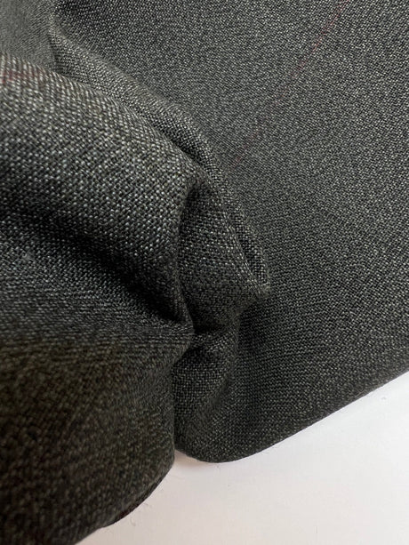 Wool Tweed Striped Red Gray