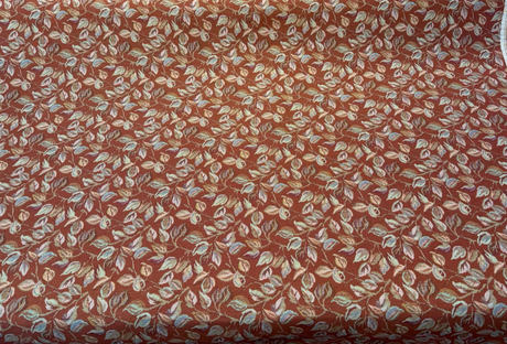 Gabrielle Salsa Red Leaves Branches Tapestry Regal Upholstery Fabric - Salsa Red Leaves And Branches, Woven Tapestry, 54" Width (1 Yard)