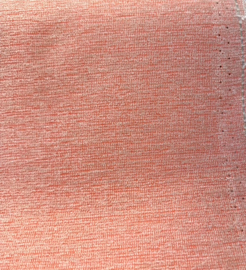 Sunbrella Platform Chenille Fabric - Coral Pink, Solid Chenille, 54" Width (1 Yard)