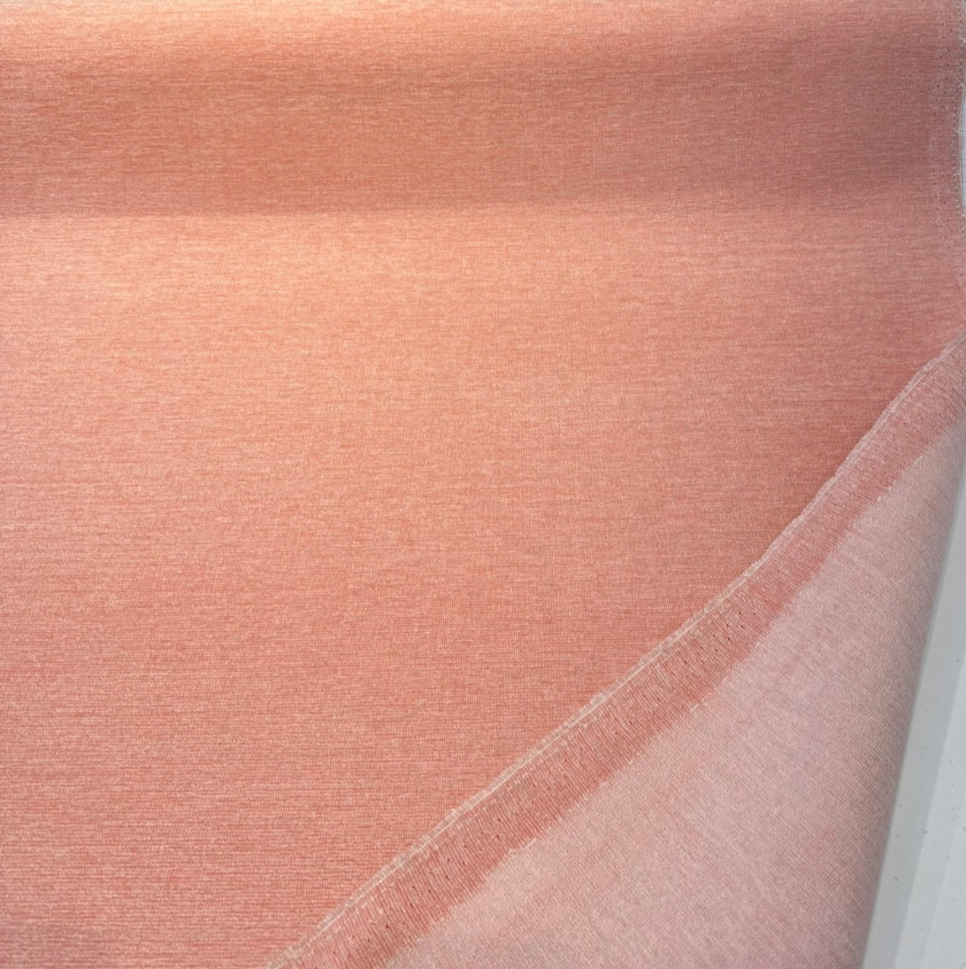 Sunbrella Platform Chenille Fabric - Coral Pink, Solid Chenille, 54" Width (1 Yard)