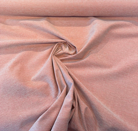 Sunbrella Platform Chenille Fabric - Coral Pink, Solid Chenille, 54" Width (1 Yard)