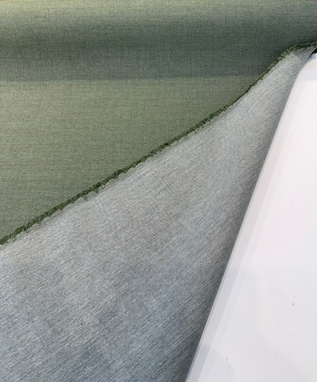 Sunbrella Switch Acrylic Fabric - Olive Green Herringbone, 54" Width (1 Yard)