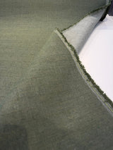 Sunbrella Switch Acrylic Fabric - Olive Green Herringbone, 54" Width (1 Yard)