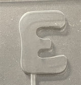 Letter E Pop Chocolate Mold