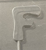 Letter F Pop Chocolate Mold