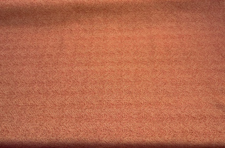 Phillip Bittersweet Chenille Fabric - Bittersweet Red Gold Herringbone, 56" Width (1 Yard)