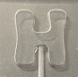 Letter H Pop Chocolate Mold