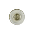 Clear Green Glass Button - 32L/20mm