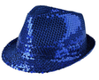 Blue Sequin Hat - Kids
