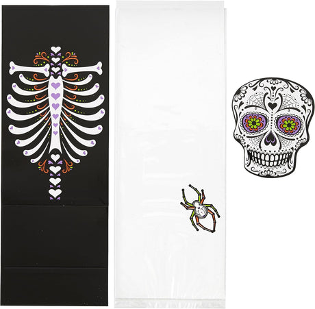 Wilton Deadly Soiree Skeleton Bag Kit Halloween gift