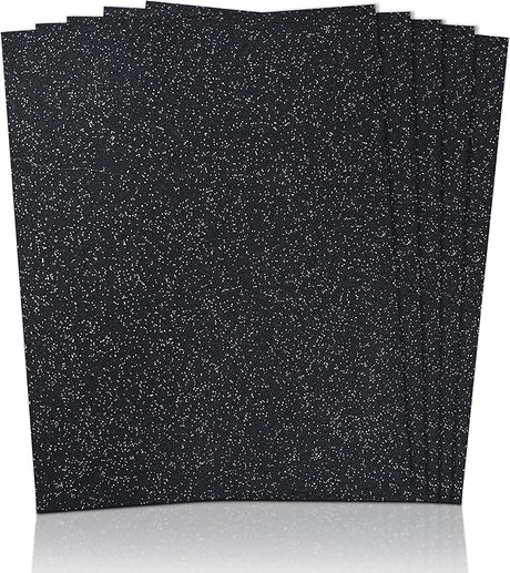 Glitter Felt Sheets 9x12 5-Pack