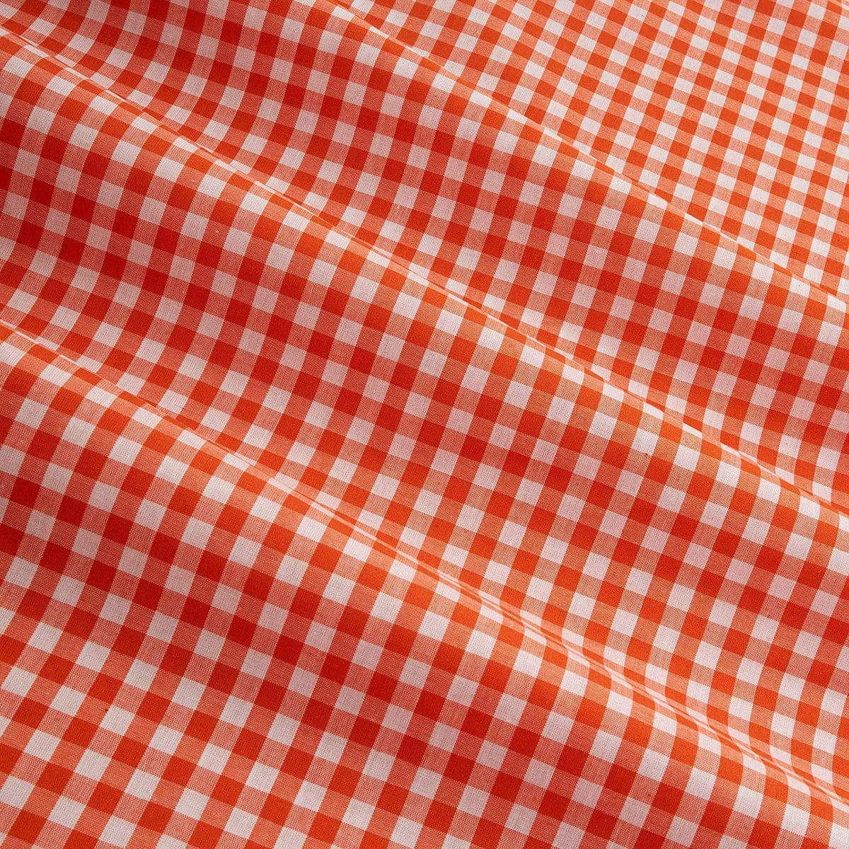 1/4″ Inch Red Checkered Gingham Poly Cotton Fabric,