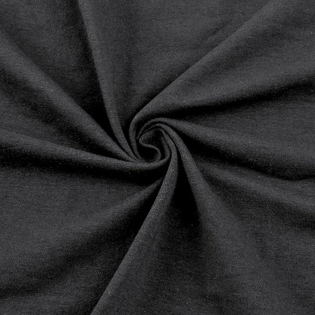 Cotton Spandex Jersey Knit Fabric Charcoal