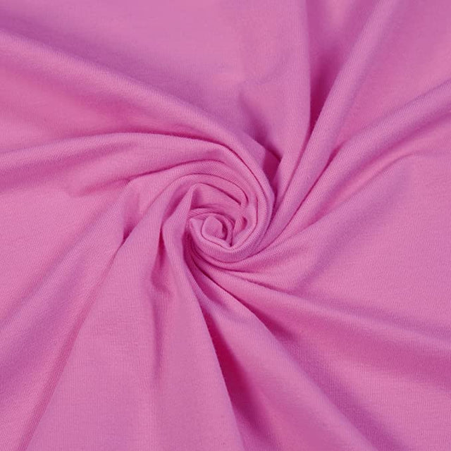 Cotton Spandex Jersey Knit Fabric Hot Pink