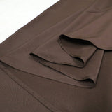 Round Polyester Tablecloth 120" Chocolate