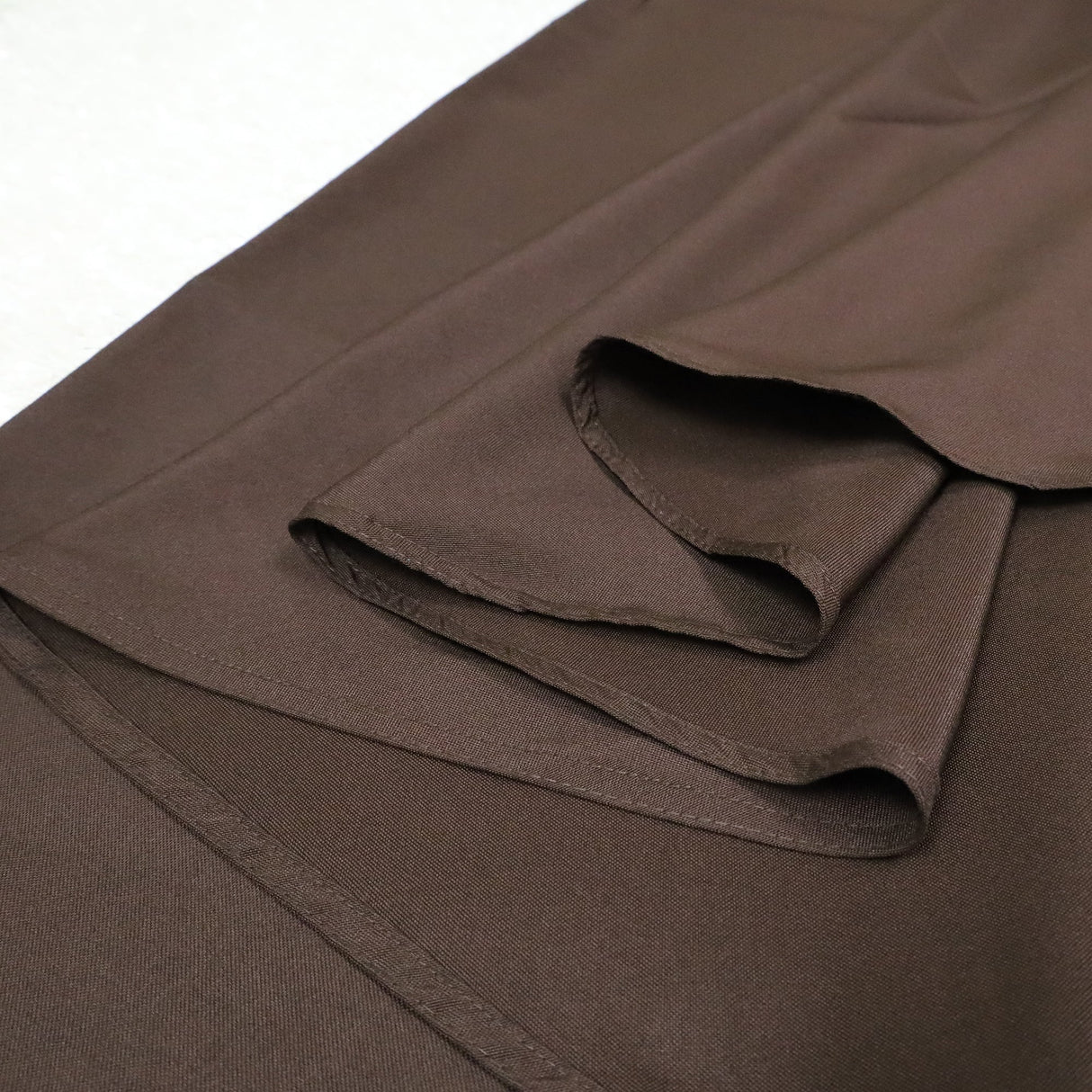 Round Polyester Tablecloth 90" Heavy Duty Chocolate