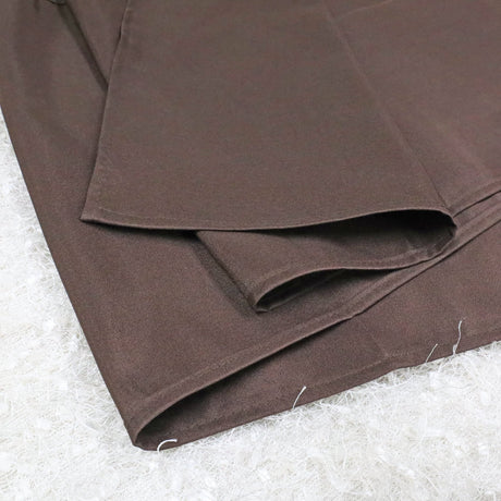 Square Polyester Table Overlay Topper 72x72 Chocolate