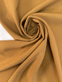 Beige Polyester Viscose Elastane Crepe