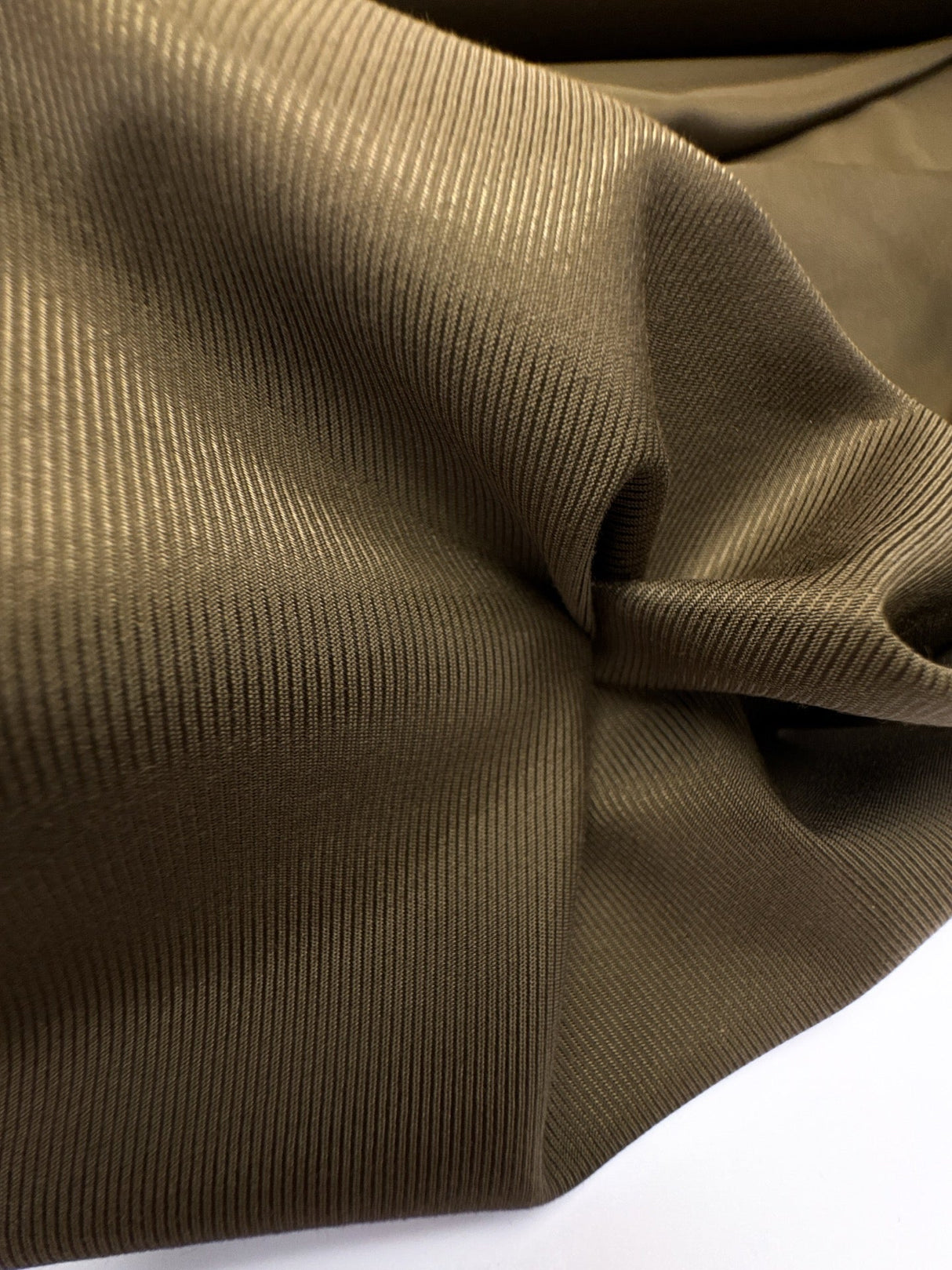 Viscose Cotton Twill Brown Green