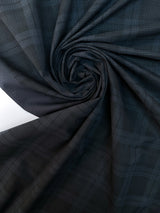 Polyamid Checked Fabric Blue Black