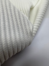Acetate Cotton Blend Twill White