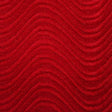 Ruby Wave Swirl Flocking Velvet Upholstery Fabric,