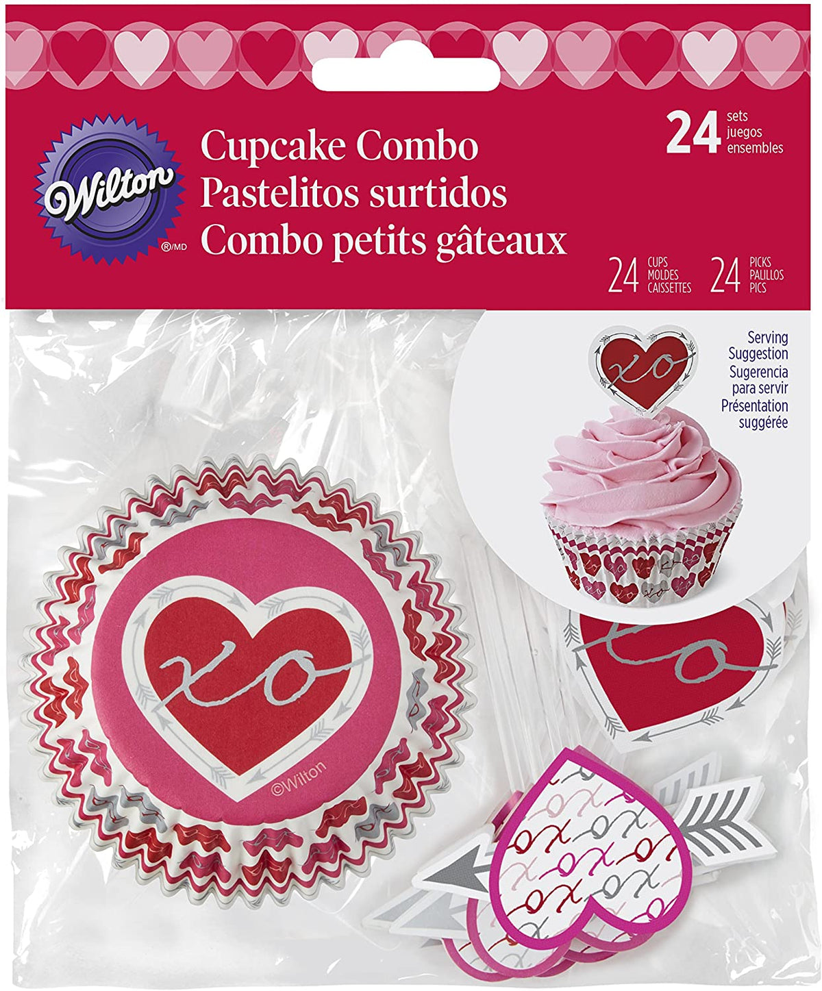 Wilton Valentine Baking Cups and Picks Set