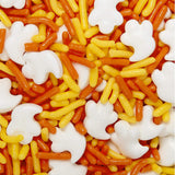 Wilton Sprinkles Mix, Ghosts & Jimmies Halloween 4 oz.