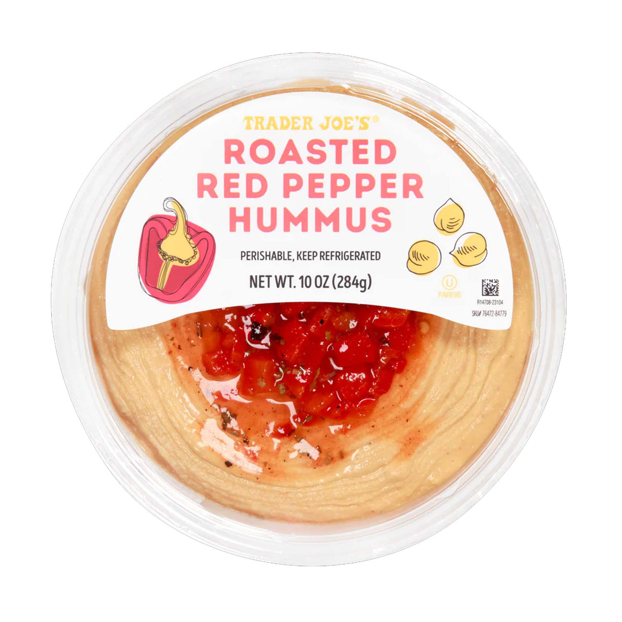 Roasted Red Pepper Hummus – Creamy, Smoky & Savory Chickpea Dip