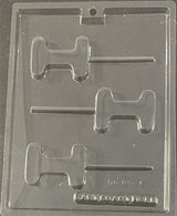 Letter I Pop Chocolate Mold