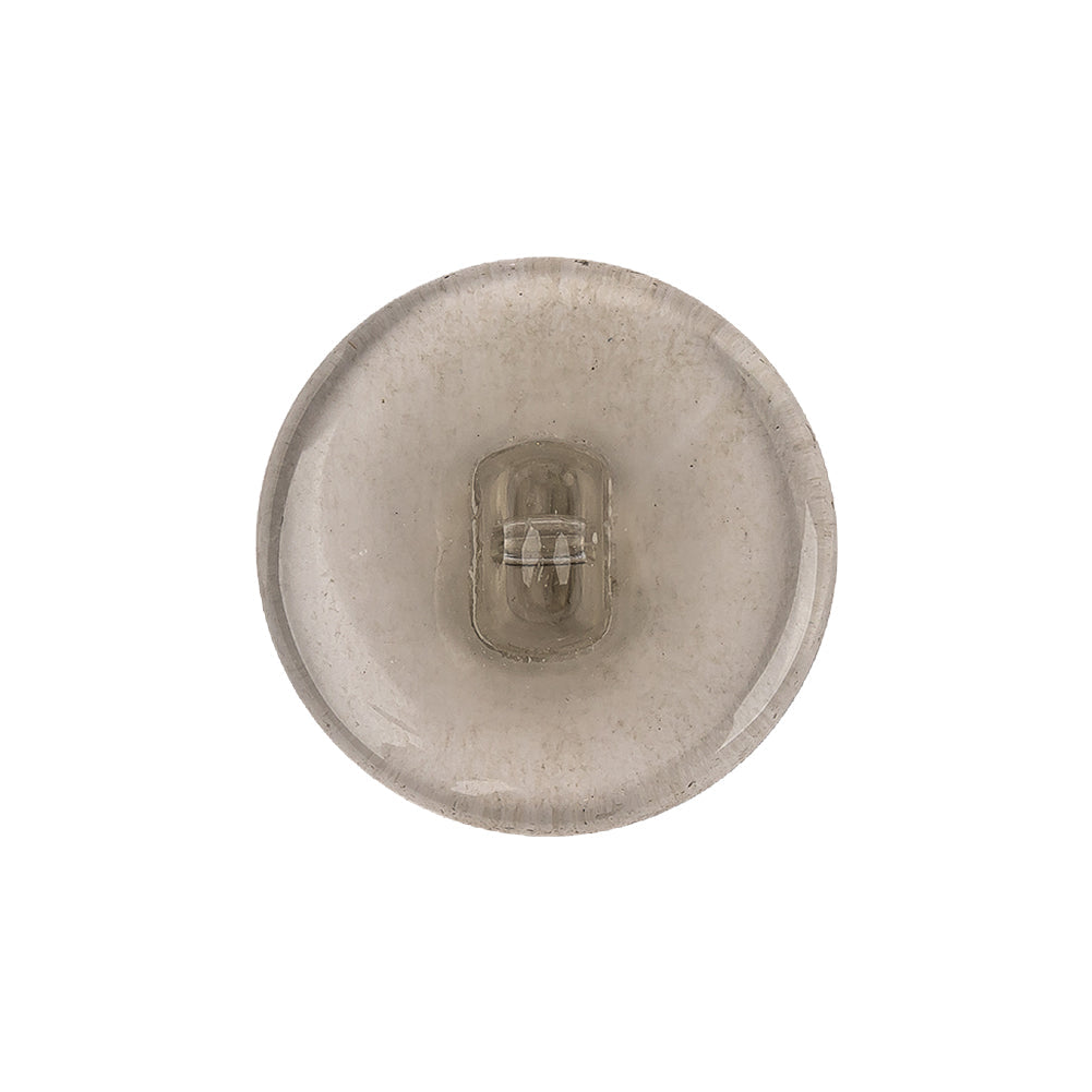 Clear Green Glass Button - 36L/23mm