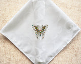 Jacquard Cloth Dinner Napkins 20x20 White