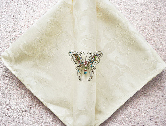 Polyester Dinner Napkins 20x20 Ivory