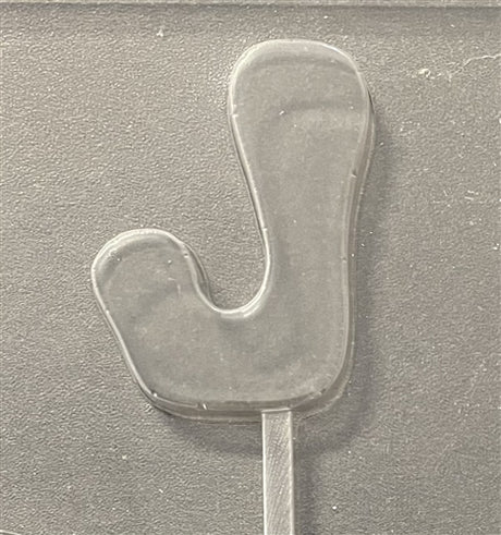 Letter J Pop Chocolate Mold