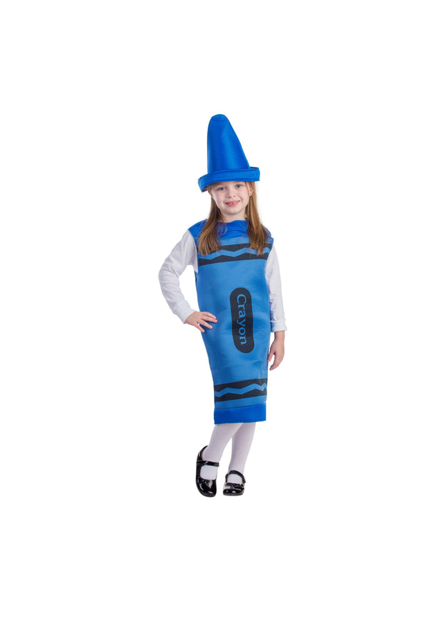 Blue Crayon Costume - Kids