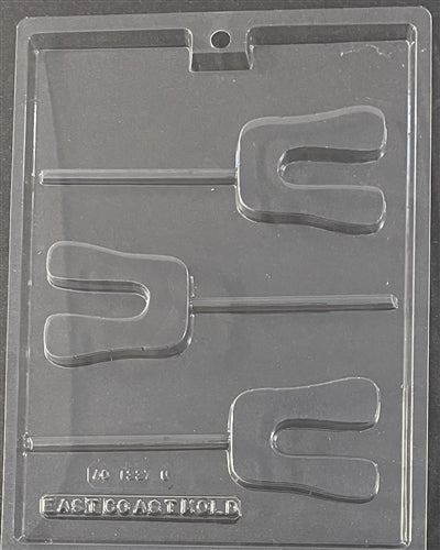 Letter U Pop Chocolate Mold - ECAO1337U