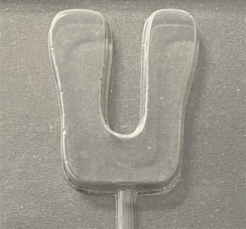 Letter U Pop Chocolate Mold