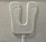 Letter U Pop Chocolate Mold
