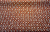 Gladys Salsa Red Flame Frame Floral Bouquet Polyester Cotton Fabric - Red Floral Bouquet Tapestry, 54" Width (1 Yard)