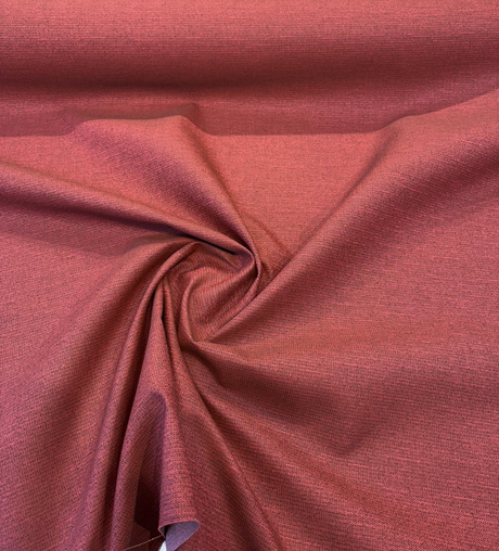 Sunbrella Rally Merlot Acrylic Fabric - Red, Woven Texture, 54" Width (1 Yard)