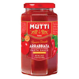 MUTTI ARRABBIATA PASTA SAUCE WITH CALABRIAN CHILI PEPPERS 24 OZ JAR