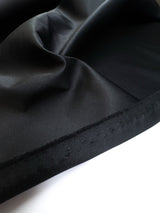 Black Polyester Sateen