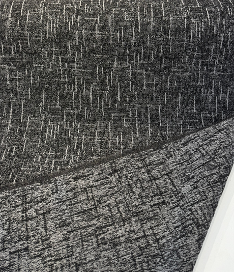 Sunbrella Chenille Interweave Acrylic Fabric - Onyx Black, Interweave, 54" Width (By The Yard)
