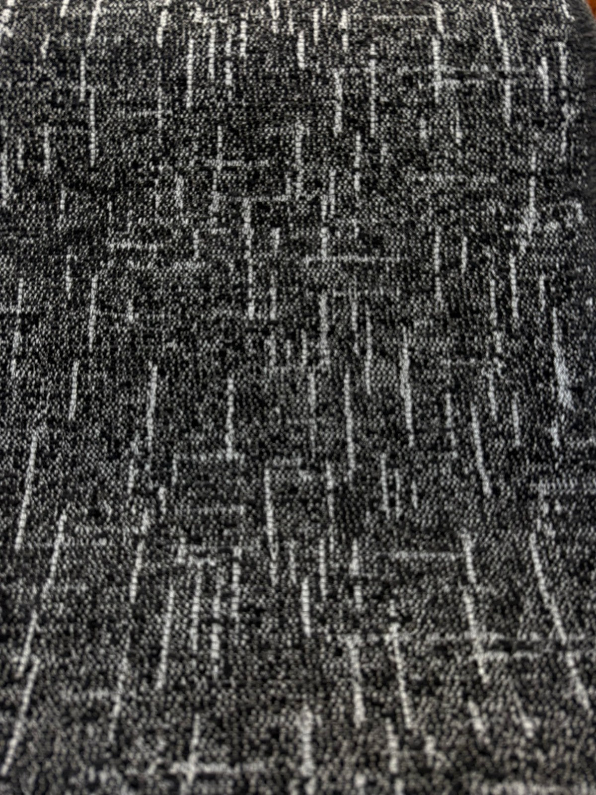 Sunbrella Chenille Interweave Acrylic Fabric - Onyx Black, Interweave, 54" Width (By The Yard)