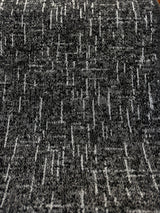 Sunbrella Chenille Interweave Acrylic Fabric - Onyx Black, Interweave, 54" Width (By The Yard)