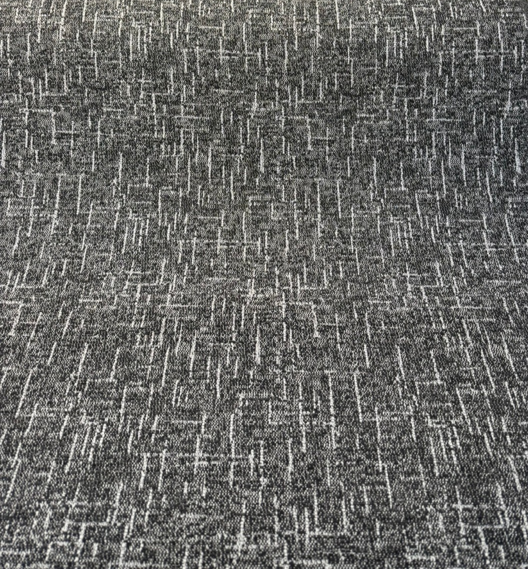 Sunbrella Chenille Interweave Acrylic Fabric - Onyx Black, Interweave, 54" Width (By The Yard)
