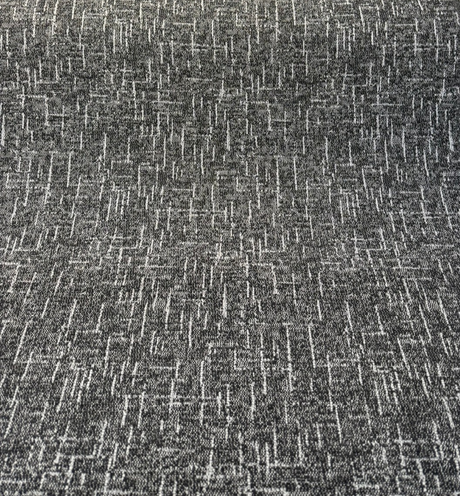 Sunbrella Chenille Interweave Acrylic Fabric - Onyx Black, Interweave, 54" Width (By The Yard)